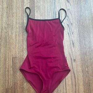 Yumiko Red Leotard Size S